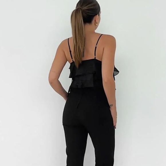 Rumored Black Ruffle Tango Tank - Picture 3 of 9